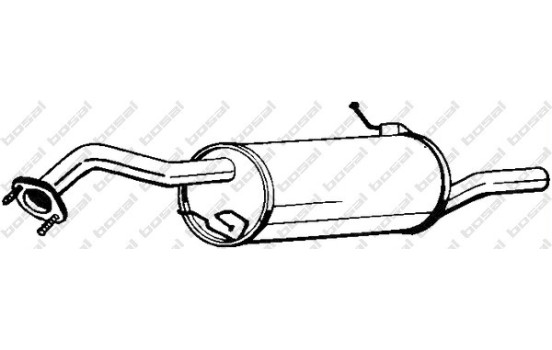 Exhaust backbox / end silencer 171-319 Bosal