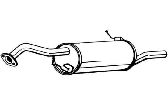 Exhaust backbox / end silencer 171-319 Bosal, Image 2