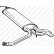 Exhaust backbox / end silencer 175-087 Bosal