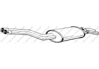 Exhaust backbox / end silencer 175-133 Bosal