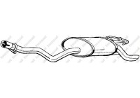 Exhaust backbox / end silencer 175-347 Bosal