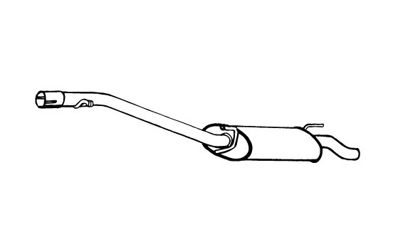 Exhaust backbox / end silencer 18257 Walker