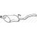 Exhaust backbox / end silencer 185-089 Bosal