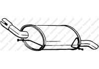 Exhaust backbox / end silencer 185-133 Bosal