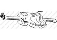 Exhaust backbox / end silencer 185-149 Bosal