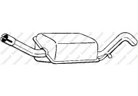 Exhaust backbox / end silencer 185-187 Bosal