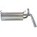 Exhaust backbox / end silencer 185-231 Bosal, Thumbnail 2