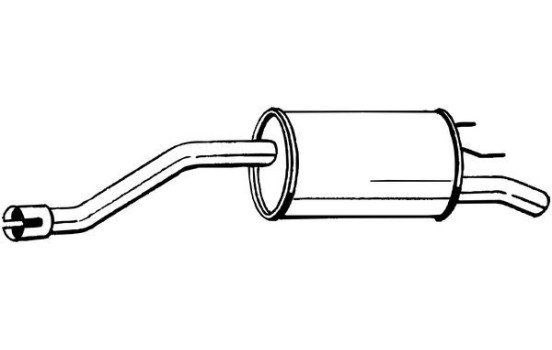 Exhaust backbox / end silencer 185-359 Bosal