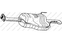Exhaust backbox / end silencer 185-457 Bosal