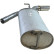 Exhaust backbox / end silencer 185-495 Bosal