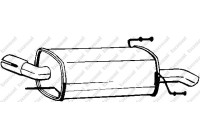 Exhaust backbox / end silencer 185-609 Bosal