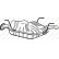 Exhaust backbox / end silencer 185-629 Bosal
