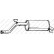Exhaust backbox / end silencer 185-687 Bosal