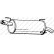 Exhaust backbox / end silencer 185-969 Bosal