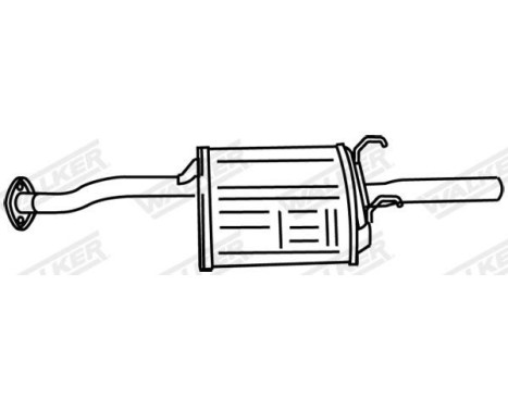 Exhaust backbox / end silencer 18757 Walker, Image 10