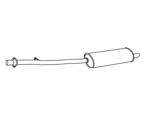 Exhaust backbox / end silencer 18904 Walker