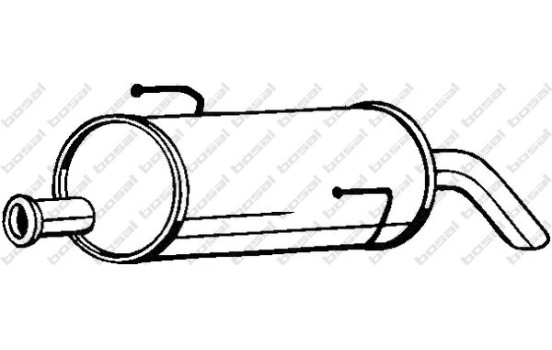 Exhaust backbox / end silencer 190-017 Bosal