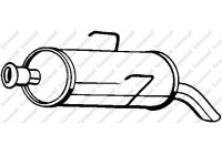 Exhaust backbox / end silencer 190-021 Bosal