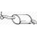 Exhaust backbox / end silencer 190-025 Bosal