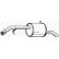 Exhaust backbox / end silencer 190-039 Bosal