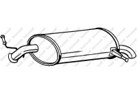 Exhaust backbox / end silencer 190-043 Bosal