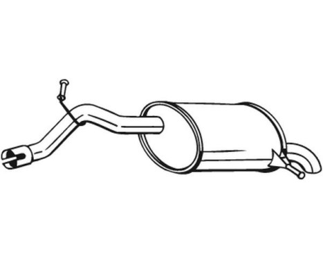 Exhaust backbox / end silencer 190-085 Bosal, Image 2