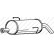 Exhaust backbox / end silencer 190-155 Bosal