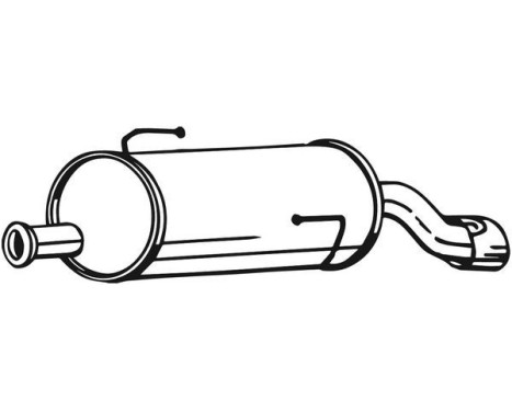 Exhaust backbox / end silencer 190-155 Bosal, Image 2