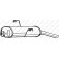 Exhaust backbox / end silencer 190-227 Bosal
