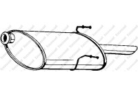 Exhaust backbox / end silencer 190-311 Bosal