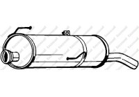 Exhaust backbox / end silencer 190-313 Bosal