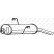 Exhaust backbox / end silencer 190-327 Bosal