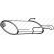 Exhaust backbox / end silencer 190-361 Bosal