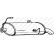 Exhaust backbox / end silencer 190-505 Bosal