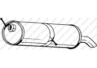 Exhaust backbox / end silencer 190-605 Bosal