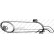 Exhaust backbox / end silencer 190-697 Bosal