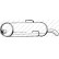 Exhaust backbox / end silencer 190-805 Bosal