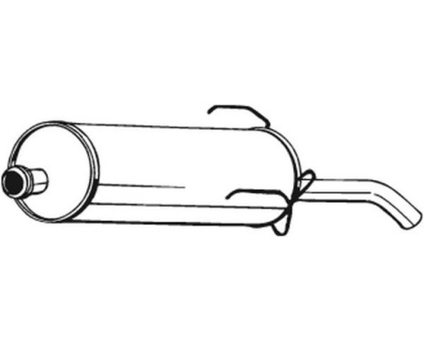 Exhaust backbox / end silencer 190-807 Bosal, Image 2