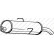 Exhaust backbox / end silencer 190-893 Bosal