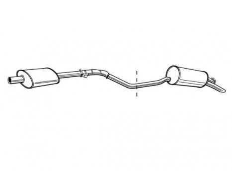 Exhaust backbox / end silencer 19023 Walker