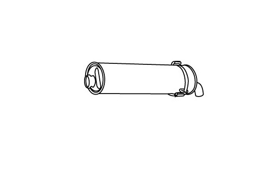 Exhaust backbox / end silencer 19071 Walker