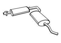 Exhaust backbox / end silencer 19288 Walker