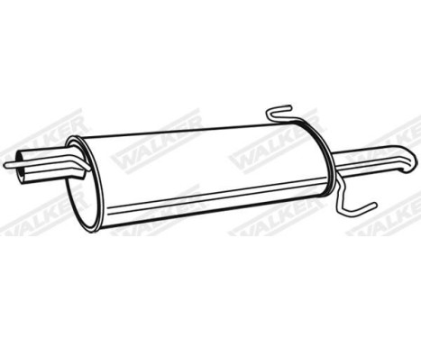 Exhaust backbox / end silencer 19965 Walker, Image 10