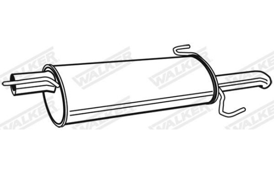 Exhaust backbox / end silencer 19965 Walker, Image 5
