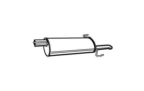 Exhaust backbox / end silencer 19969 Walker