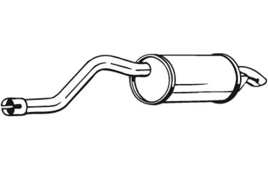 Exhaust backbox / end silencer 200-083 Bosal