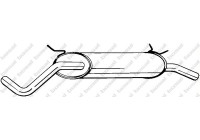 Exhaust backbox / end silencer 200-229 Bosal