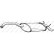 Exhaust backbox / end silencer 200-543 Bosal