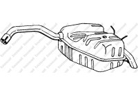 Exhaust backbox / end silencer 200-549 Bosal