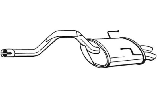 Exhaust backbox / end silencer 200-803 Bosal, Image 2